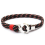 Anchor Men Women Strand Bracelets Nautical Survival Rope Chain Paracord Bracelet Male Wrap Metal Hooks
