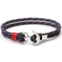 Ship Anchor Men Women Strand Bracelets Nautical Survival Rope Chain Paracord Bracelet Male Wrap Metal Hooks