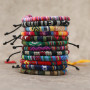 Nepal Ethnic Bohemia Colorful Fabric Bracelet Men Women Summer Tissu Rope Bracelet For Men Jewelry Wristbands Pulsera Hombre