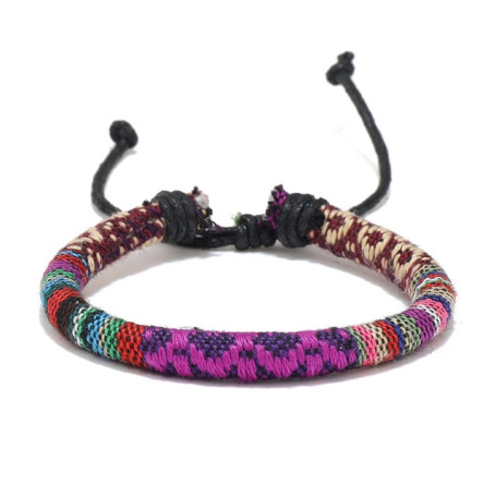Nepal Ethnic Bohemia Colorful Fabric Bracelet Men Women Summer Tissu Rope Bracelet For Men Jewelry Wristbands Pulsera Hombre