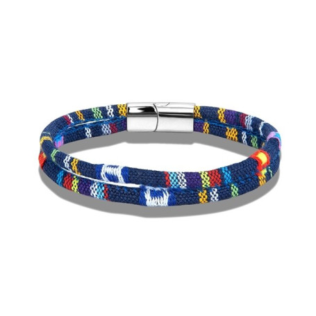 MKENDN Men Women Unisex Handmade Surfer Beach Bracelet Double Strand Waterproof String Rope Bracelet Boho Ethno Festival Jewelry