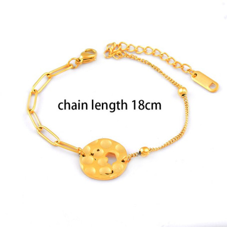 SINLEERY Fashion Cuba Stainless Steel Link Chain Bracelets For Men Adjustable Couple Banglet Jewelry Gift SL135 SSK