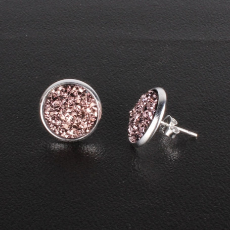 Quick sell 10 colors New Fashion Shiny Austrian Crystal Rhinestone Brincos Ear Studs Earrings for Women Girl Female