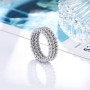 Cute Three in one Bead Chain Shape Ring Stainless Steel High Quality Jewelry Gift Ring For Women And Girls