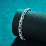 Sparkling 3-3.5CT Full Moissanite Tennis Bracelet Women Party Wedding Fine Jewelry S925 Sterling Silver Diamond Bracelets