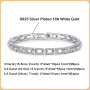 Sparkling 3-3.5CT Full Moissanite Tennis Bracelet Women Party Wedding Fine Jewelry S925 Sterling Silver Diamond Bracelets