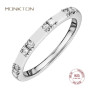 100% 925 Silver Rings for Women Engagement Wedding Bands Eternity Stackable Ring Lady Anniversary Gift Jewelry