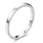 2mm Women Ring Thin Tungsten Carbide Ring 4 Colors Gold,Rose Gold,Silver Color Polished Classic Female Wedding Band Simple