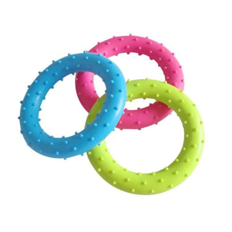 Anti-bite Training Ring Puller Diameter 8cm Dog Toys High Quality Aggressive Chewing Thorn Circle Pet Toy