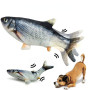Cat Dog Toy Fish USB Charger Electric Floppy Interactive Fish Training Molar Toy Realistic Fish Pet Chew Bite Accessorie
