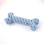 Small Large Dogs Bones Shape Cotton Pet Puppy Teething Chew Bite Resistant Toy Pets Accessories Supplies 5 Colors