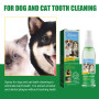 Dog Cat Pet Tooth Stain Removal Halitosis Cleaning Spray