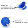Dog Interactive Suction Cup Push TPR Ball Toys Elastic Ropes Dog Tooth Cleaning Chewing