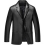 Genuine Casual Leather Men's Jackets Solid Clothes Soft Motorcycle Outerwear  Masculine's M-3Xl