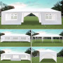 3 x 9m Garden Party Camping Tent Gazebo Marquee with Spiral Tubes Waterproof Outdoor Picnic Canopy