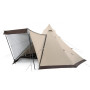 Outdoor Party Tent Luxury Accessories Camping Zipper Sun Shelter Pyramid Tent Gazebo Bushcraft Carpas De Camping Hiking Items