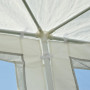 White gazebo 6 walls Mosquito nets 6 x 3 x 2.5 m