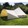 Glamping Holiday 4 season waterproof canvas fabric bell tent for family's camping