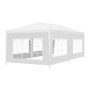 3x6m Waterproof Outdoor Tent for Garden Party Gazebo Marquee with 6 Movable Sidewalls Camping Picnic Canopy Awning Easy Assembly