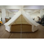 Glamping holiday 4m Dia oxford canvas waterproof camping bell tent