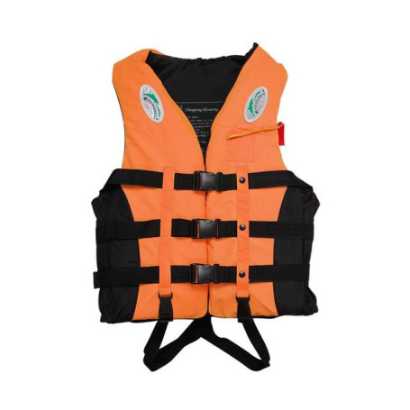 Adult Life Jacket Lifesaving Swimming Boating Sailing Vest + Whistle Blue EPE Material