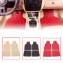 4pcs Universal Leather Car Floor Mat Car-Styling Interior Accessories Mat Floor Carpet Floor Liner Waterproof Foot Pad Protector