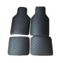 4pcs Universal Leather Car Floor Mat Car-Styling Interior Accessories Mat Floor Carpet Floor Liner Waterproof Foot Pad Protector