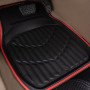 Universal Leather Pvc Car Floor Mats Classic Luxurious Auto Accessories Black Red Foot Pads Waterproof Anti Dirty For All Cars