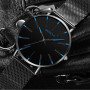 Minimalist Mens Fashion Ultra Thin Watches Simple Men Business Stainless Steel Mesh Belt Quartz Wrist Watch