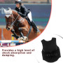 Equestrian Vest Shock Absorption Lengthened Filler Waistcoat Safety Jacket Horse Riding Equipment Tie Rope Outdoor