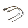 Stainless Steel Spur With Three Teeth Band Horse Riding Equipment