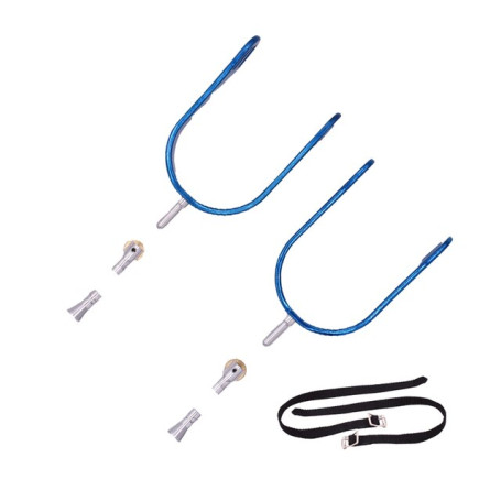 Equestrian obstacle Spurs harness with three replaceable spurs, riding equipment, training for Spurs and Horsemen's competition