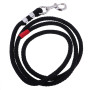 Horse Cotton Lead Rope Halters Spring Hook Equestrian Supply Halter Equipment For Horse 14mm Diameter Black/White