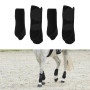 4Pcs Neoprene Horse Boots Leg Protection Wraps Shockproof Tendon Protection Guard for Jumping