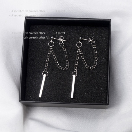 Stud Earrings Fashion Trend Korean Style Minimalism Grunge Earrings