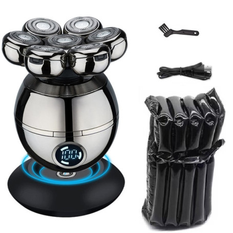 Pro Wet Dry Rechargeable Electric Shaver For Men Beard Hair Trimmer Face Machine LCD Display