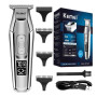 Hair Clipper Adjustable Speed LED LCD Digital Carving USB Rechargeable Men Beard Trimmer Hairstyle