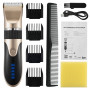 Professional Hair Trimmer Digital USB Rechargeable Hair Clipper Ceramic Blade Razor Hair