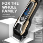 Professional Hair Clipper Rechargeable Electric Cutter Machine LCD Cordless Beard Trimmer
