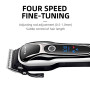 Professional Hair Clipper Rechargeable Electric Cutter Machine LCD Cordless Beard Trimmer