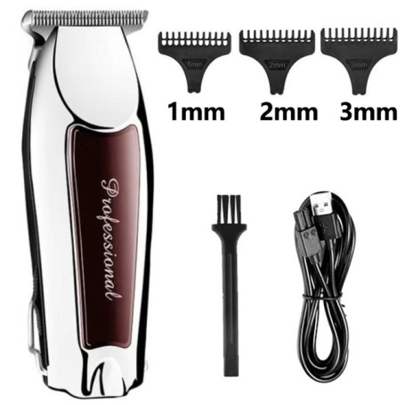 Rechargeable cordless hair trimmer for men grooming professional electric hair clipper beard hair cutting machine edge