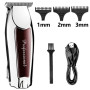 Rechargeable cordless hair trimmer for men grooming professional electric hair clipper beard hair cutting machine edge