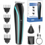 3 In 1 Electric Hair Trimmer for Men Grooming Kit Beard Nose & Ear Trimmer Rechargeable
