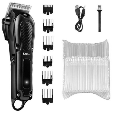 Adjustable hair clipper for men professional hair trimmer electric cordless USB rechargeable
