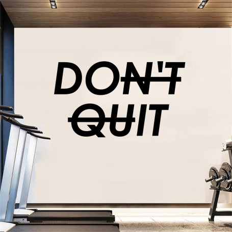 Inspirational Gym Wall Decals Quotes Motivational Poster