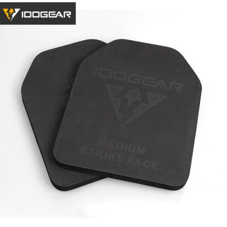IDOGEAR Tactical Plate EVA Foam SAPI Plate for Tactical Vest Inner Liner Foam SAPI Shock Plate EVA Plate Set 2pcs