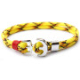 Unisex Multilaye Alloy Anchor Bracelet Charm Survival Rope Chain