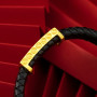Fashion Vintage Abacus 24KT Gold Leather Cord Bracelet