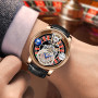 Upgraded Version Roulette Celestial Series Quartz Watc Astronomical Casino Las Vegas Men's Watch