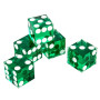 Brand New and High Quality 5pcs High-grade Acrylic Transparent Dice Six Sided D6 19mm Casino Dice with Razor Edges